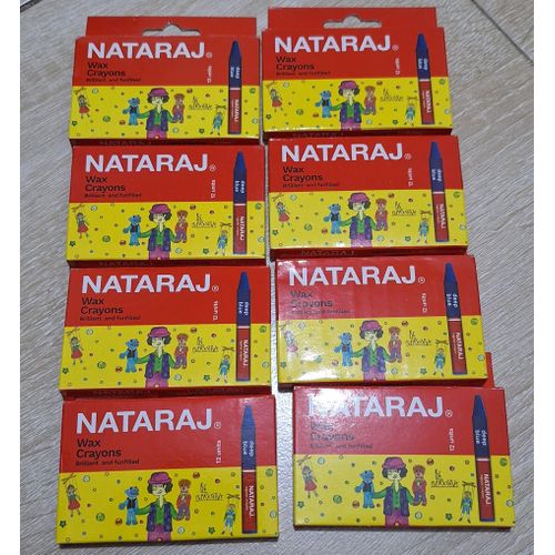 Authentic Nataraj wax crayons 8 Dozens