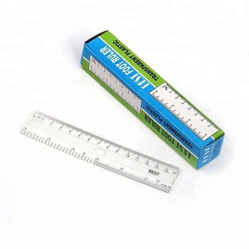 Haco Transparent Scale school ruler (8pcs)