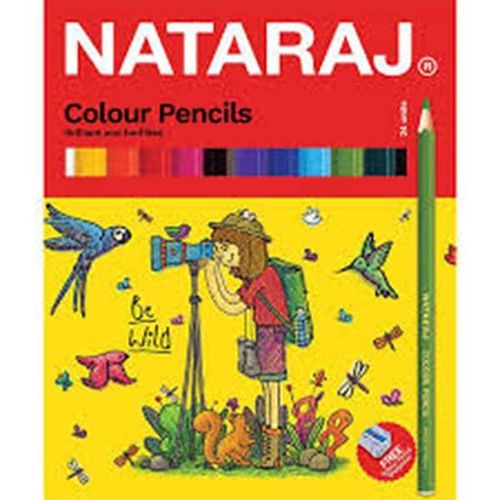 Nataraj Coloured Pencil Long -24 Colours