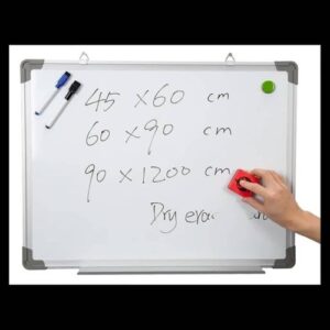 Sided Whiteboard – Twice the Space, Double the Function 45*60