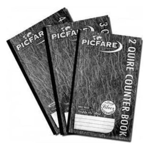 Picfare Exercise 196 Pages( 2 Quire ) Dozen (12 Pieces) Of BlackBooks