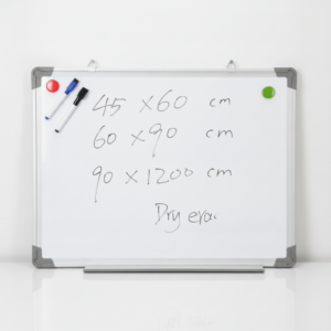Sided Whiteboard – Twice the Space, Double the Function 45*60