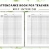 Teachers Attendance Books1