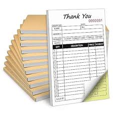 Receipt Books Printed